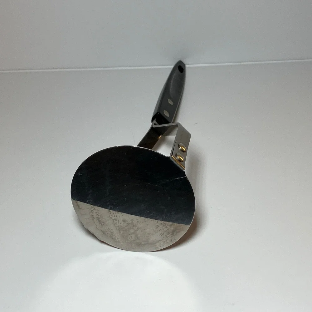 Vintage Stainless Steel USA Potato Masher Kitchen Utensil Black Handle